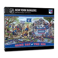 YouTheFan NHL New York Rangers Game Day At The Zoo 500pc Puzzle