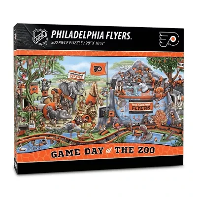 YouTheFan NHL Philadelphia Flyers Game Day At The Zoo 500pc Puzzle