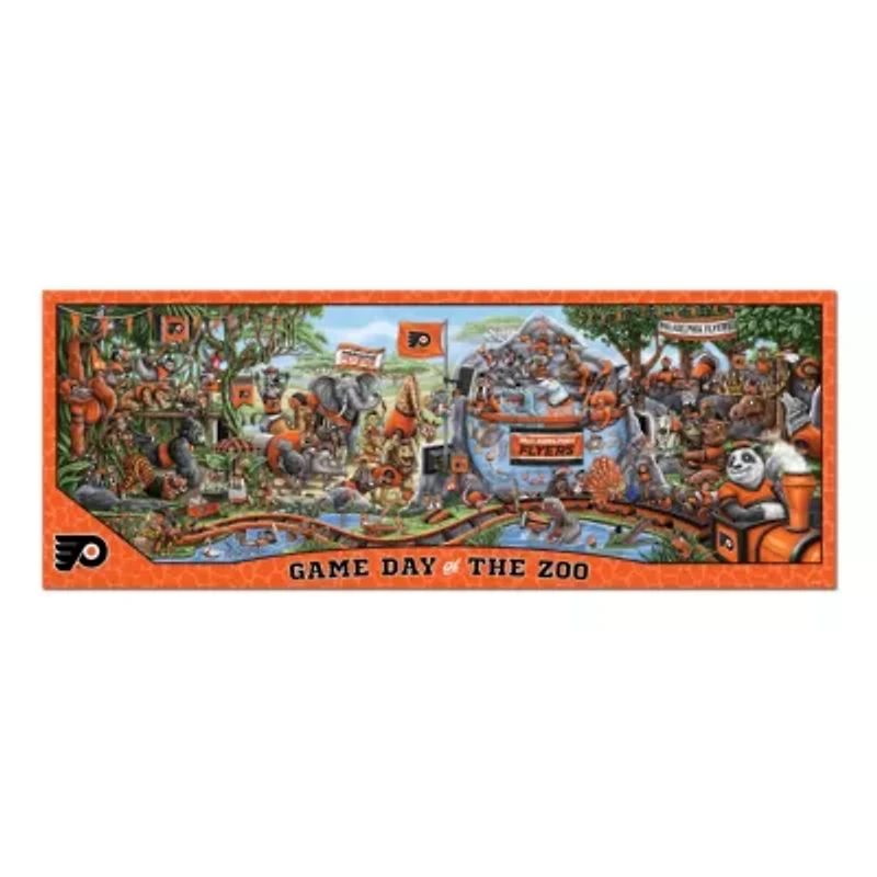 YouTheFan NHL Philadelphia Flyers Game Day At The Zoo 500pc Puzzle