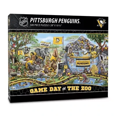 YouTheFan NHL Pittsburgh Penguins Game Day At The Zoo 500pc Puzzle