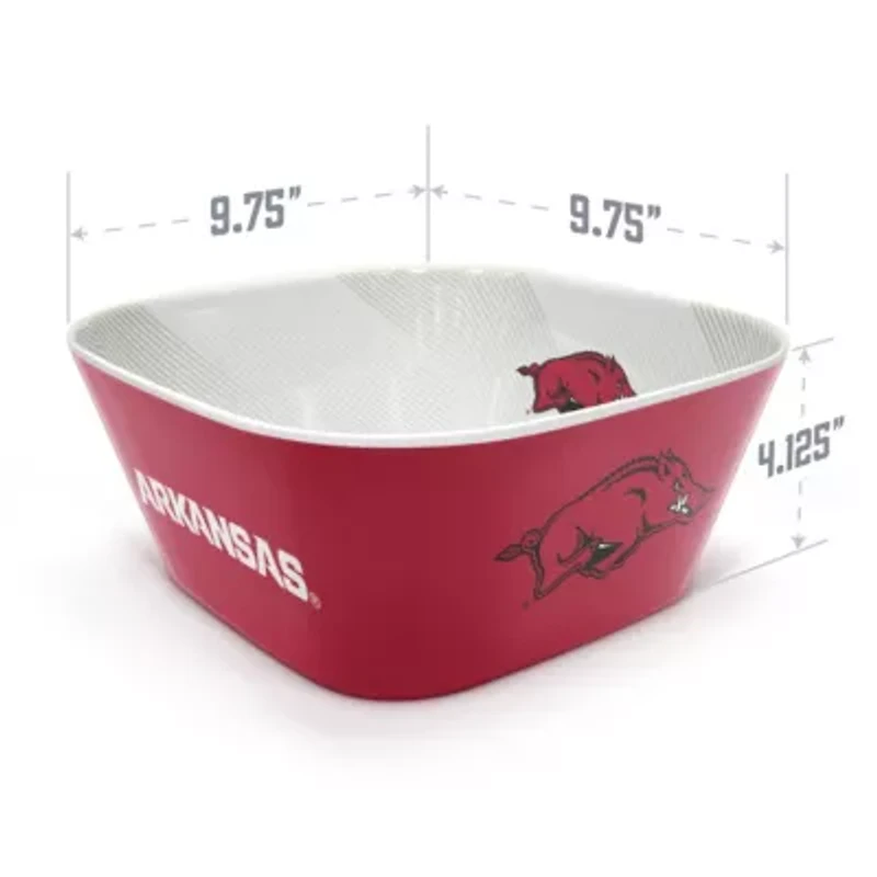 YouTheFan NCAA Arkansas Razorbacks Large Party Bowl