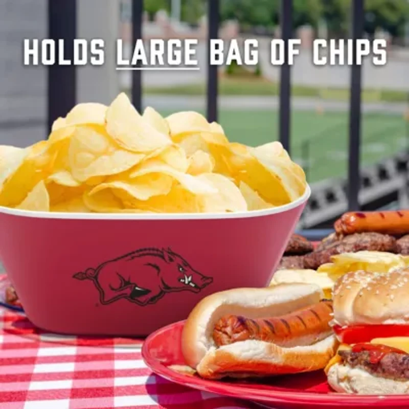 YouTheFan NCAA Arkansas Razorbacks Large Party Bowl