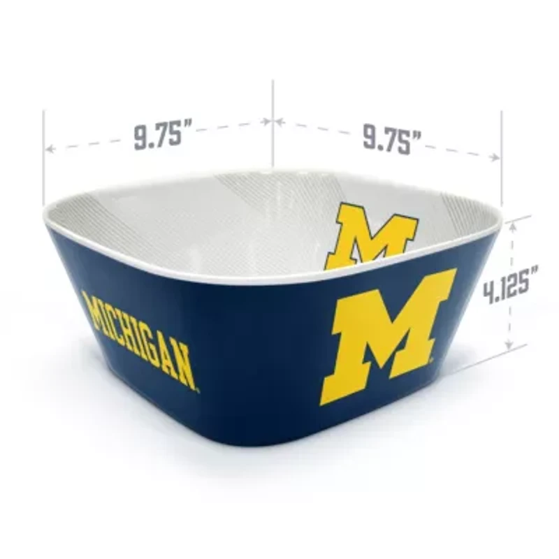 YouTheFan NCAA Michigan Wolverines Large Party Bowl