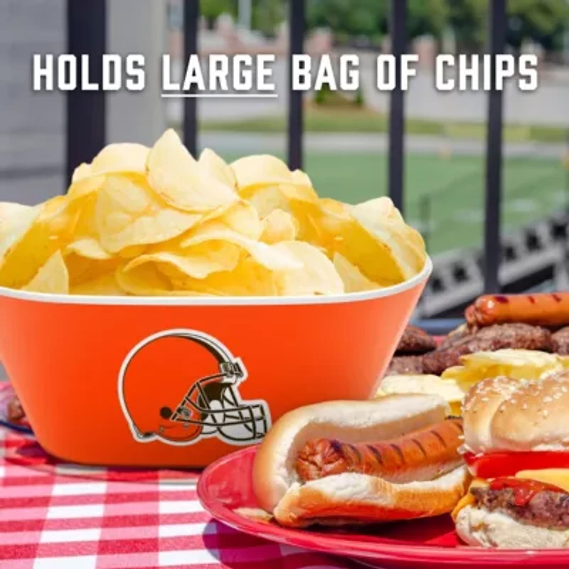 YouTheFan NFL Cleveland Browns Large Party Bowl