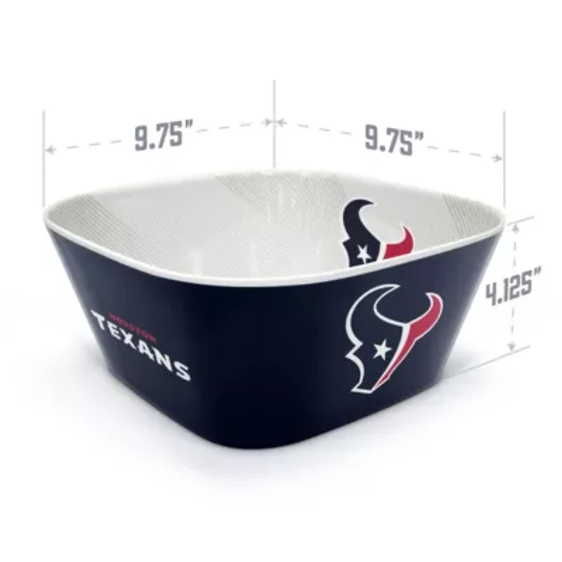 YouTheFan NFL Houston Texans Large Party Bowl