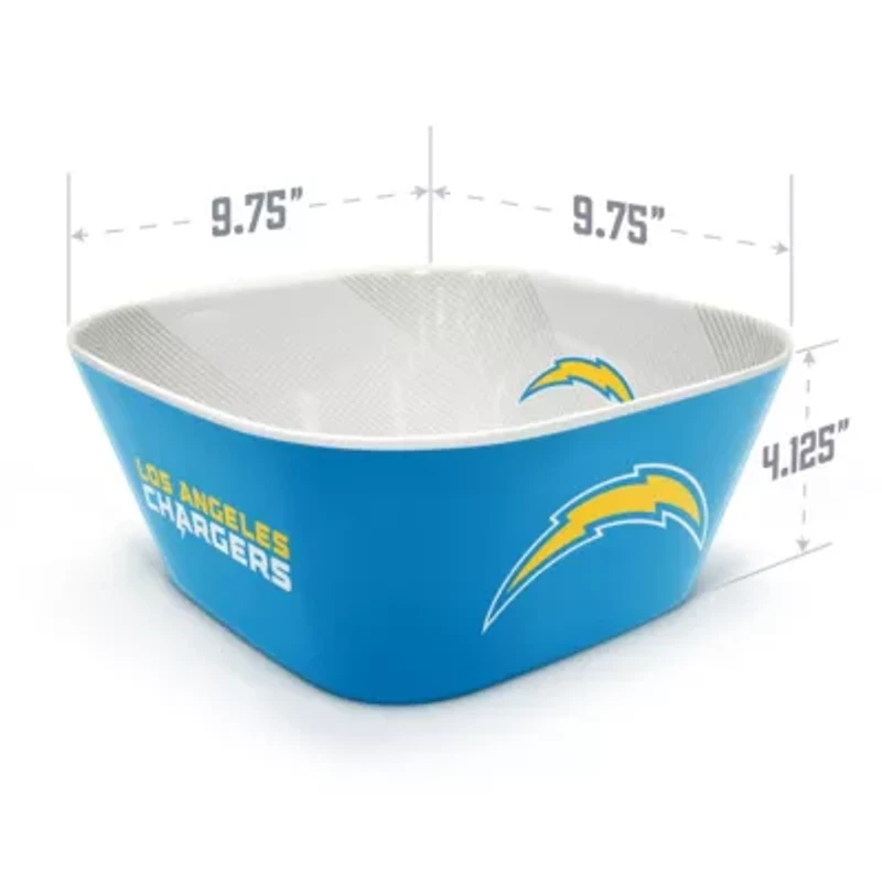 YouTheFan NFL Los Angeles Chargers Large Party Bowl