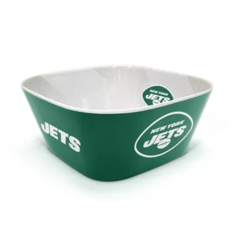 YouTheFan NFL New York Jets Large Party Bowl