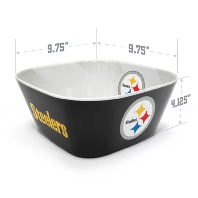YouTheFan NFL Pittsburgh Steelers Large Party Bowl