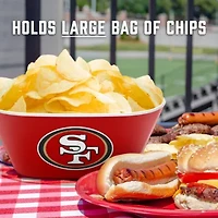 YouTheFan NFL San Francisco 49ers Large Party Bowl