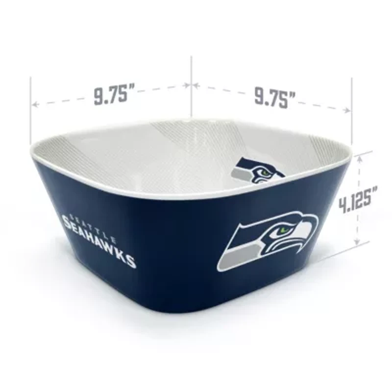YouTheFan NFL Seattle Seahawks Large Party Bowl