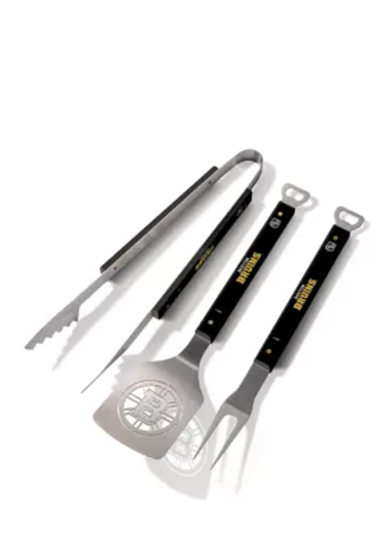YouTheFan NHL Boston Bruins Spirit Series 3-Piece BBQ Set