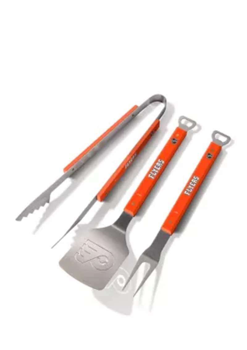YouTheFan NHL Philadelphia Flyers Spirit Series 3-Piece BBQ Set