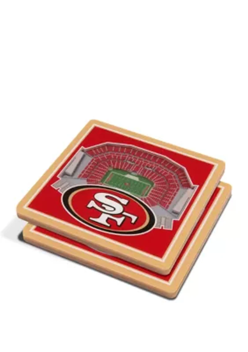 YouTheFan NFL San Francisco 49ers 3D StadiumView Coasters - Levi's Stadium