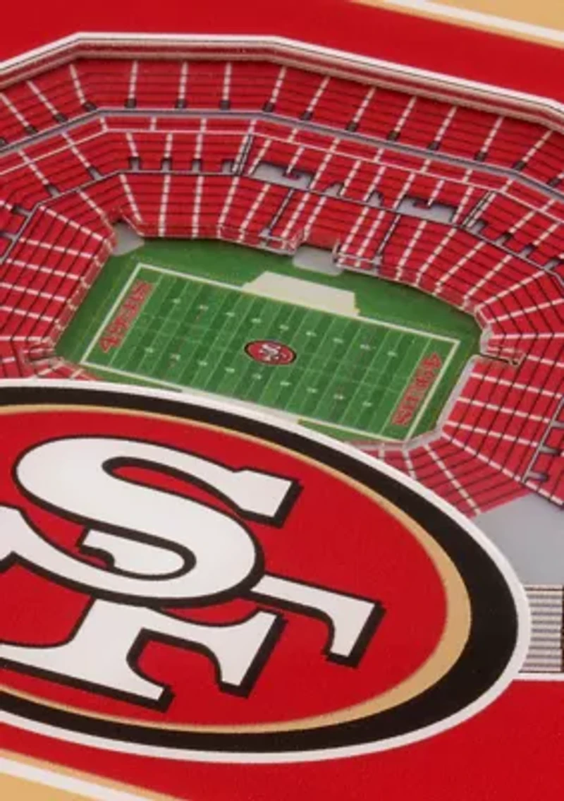 YouTheFan NFL San Francisco 49ers 3D StadiumView Coasters - Levi's Stadium