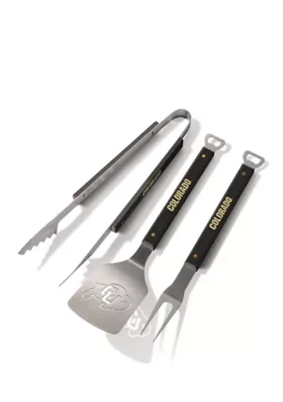 YouTheFan NCAA Colorado Buffaloes Spirit Series 3-Piece BBQ Set