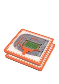 YouTheFan NCAA Texas Longhorns 3D StadiumView Coasters - Darrell K Royal–Texas Memorial Stadium