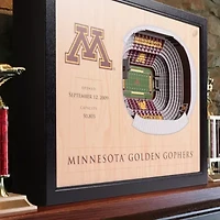 YouTheFan NCAA Minnesota Golden Gophers 25-Layer StadiumViews 3D Wall Art - Huntington Bank Stadium