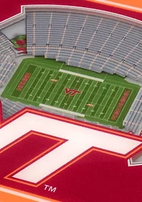 YouTheFan NCAA Virginia Tech Hokies 3D StadiumView Coasters - Lane Stadium Worsham Field