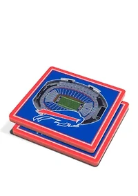 YouTheFan NFL Buffalo Bills 3D StadiumView Coasters - New Era Field