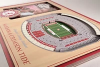 YouTheFan NCAA Alabama Crimson Tide 3D StadiumView Picture Frame - Bryant-Denny Stadium