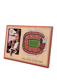 YouTheFan NFL Atlanta Falcons 3D StadiumView Picture Frame - Mercedes-Benz Stadium