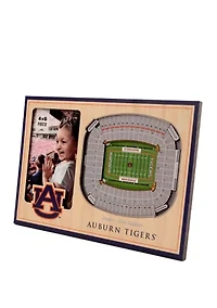 YouTheFan NCAA Auburn Tigers 3D StadiumView Picture Frame - Jordan-Hare Stadium