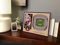 YouTheFan NCAA Auburn Tigers 3D StadiumView Picture Frame - Jordan-Hare Stadium