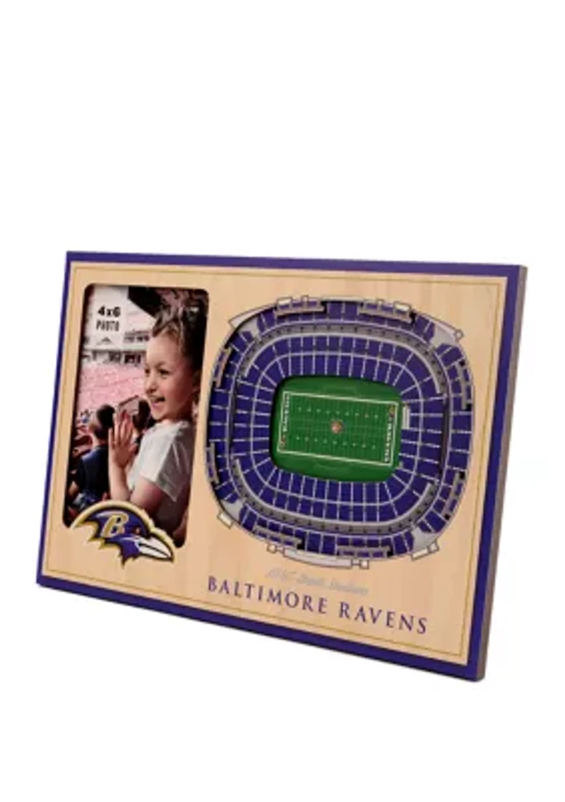 YouTheFan NFL Baltimore Ravens 3D StadiumView Picture Frame - M&T Bank Stadium