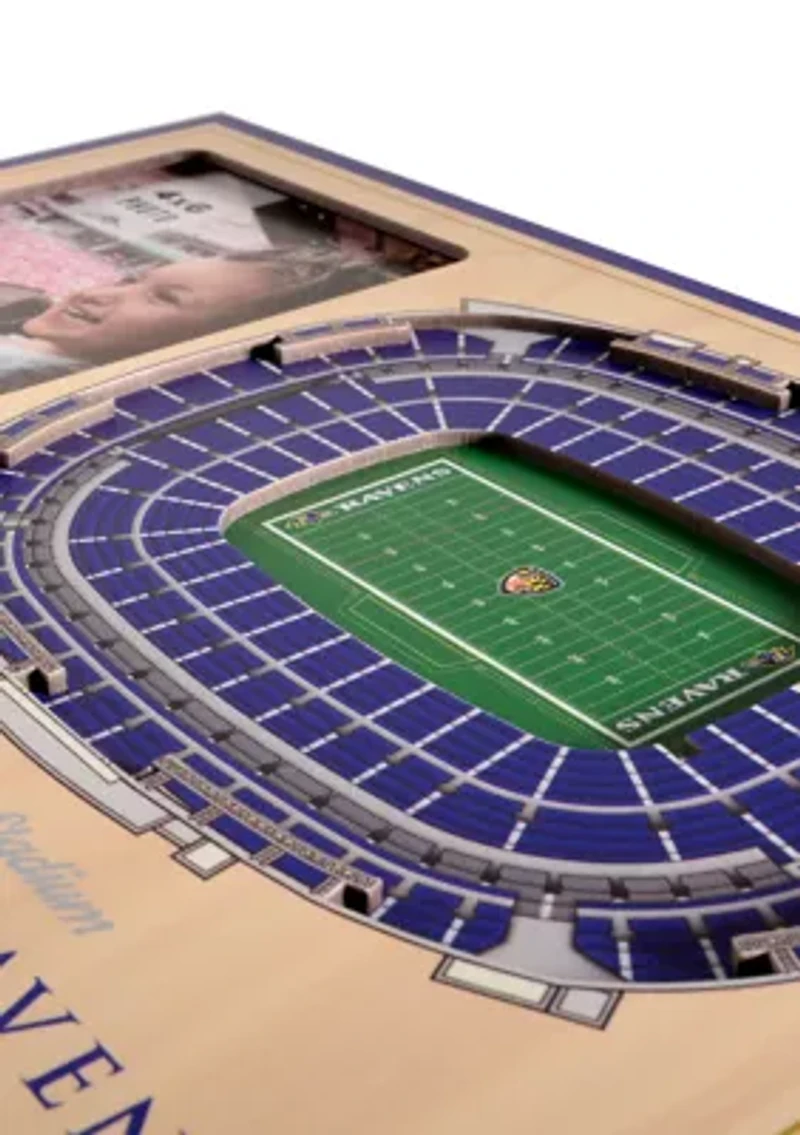 YouTheFan NFL Baltimore Ravens 3D StadiumView Picture Frame - M&T Bank Stadium