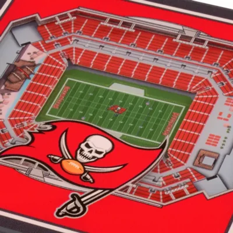 YouTheFan NFL Tampa Bay Buccaneers 3D StadiumView Coasters - Raymond James Stadium