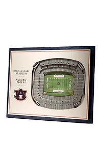 YouTheFan NCAA Auburn Tigers 5-Layer StadiumView 3D Wall Art - Jordan-Hare Stadium