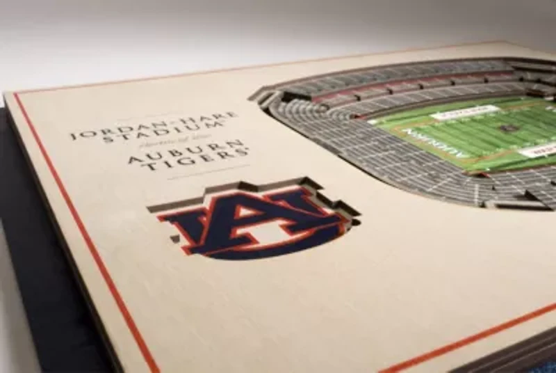 YouTheFan NCAA Auburn Tigers 5-Layer StadiumView 3D Wall Art - Jordan-Hare Stadium