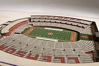 YouTheFan NCAA Clemson Tigers 5-Layer StadiumView 3D Wall Art - Memorial Stadium