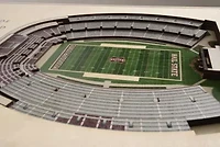 YouTheFan NCAA Mississippi State Bulldogs 5-Layer StadiumView 3D Wall Art - Davis Wade Stadium at Scott Field