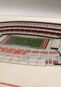 YouTheFan NCAA Ohio State Buckeyes 5-Layer StadiumView 3D Wall Art - Ohio Stadium