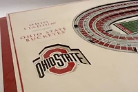 YouTheFan NCAA Ohio State Buckeyes 5-Layer StadiumView 3D Wall Art - Ohio Stadium