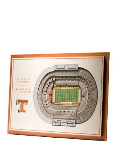 YouTheFan NCAA Tennessee Volunteers 5-Layer StadiumView 3D Wall Art - Neyland Stadium