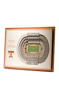 YouTheFan NCAA Tennessee Volunteers 5-Layer StadiumView 3D Wall Art - Neyland Stadium