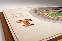 YouTheFan NCAA Tennessee Volunteers 5-Layer StadiumView 3D Wall Art - Neyland Stadium