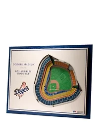 YouTheFan MLB Los Angeles Dodgers 5-Layer StadiumView 3D Wall Art - Dodger Stadium