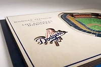 YouTheFan MLB Los Angeles Dodgers 5-Layer StadiumView 3D Wall Art - Dodger Stadium