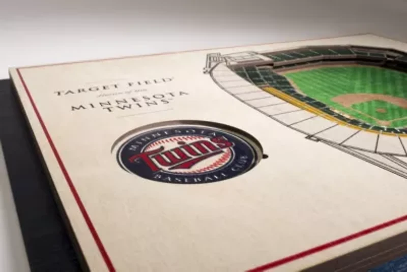 YouTheFan MLB Minnesota Twins 5-Layer StadiumView 3D Wall Art - Target Field