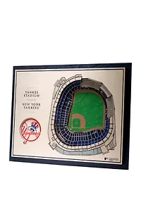 YouTheFan MLB New York Yankees 5-Layer StadiumView 3D Wall Art - Yankee Stadium