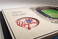 YouTheFan MLB New York Yankees 5-Layer StadiumView 3D Wall Art - Yankee Stadium