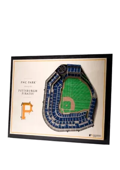 YouTheFan MLB Pittsburgh Pirates 5-Layer StadiumView 3D Wall Art - PNC Park