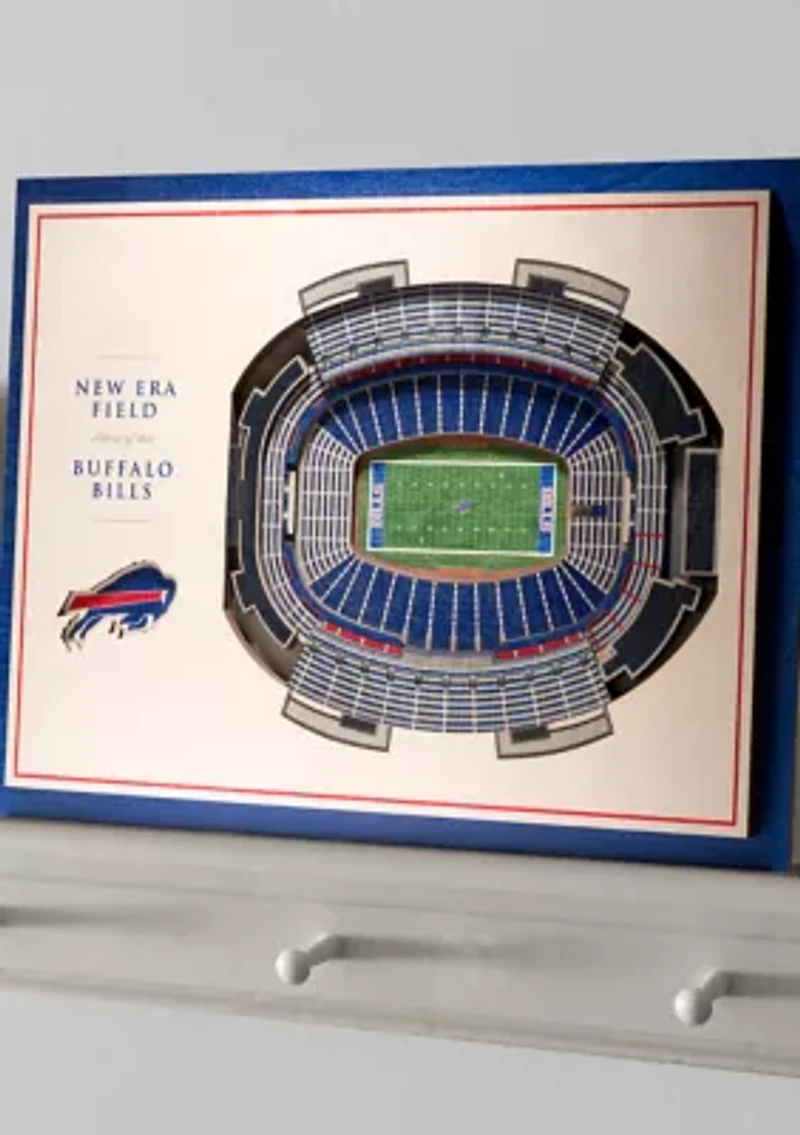 YouTheFan NFL Buffalo Bills 5-Layer StadiumView 3D Wall Art - New Era Field