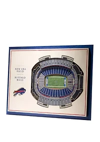 YouTheFan NFL Buffalo Bills 5-Layer StadiumView 3D Wall Art - New Era Field