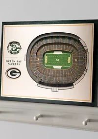 YouTheFan NFL Green Bay Packers 5-Layer StadiumView 3D Wall Art - Lambeau Field