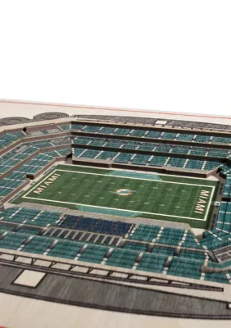 YouTheFan NFL Miami Dolphins 5-Layer StadiumView 3D Wall Art - Hard Rock Stadium