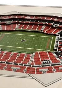 YouTheFan NFL Atlanta Falcons 5-Layer StadiumView 3D Wall Art - Mercedes-Benz Stadium